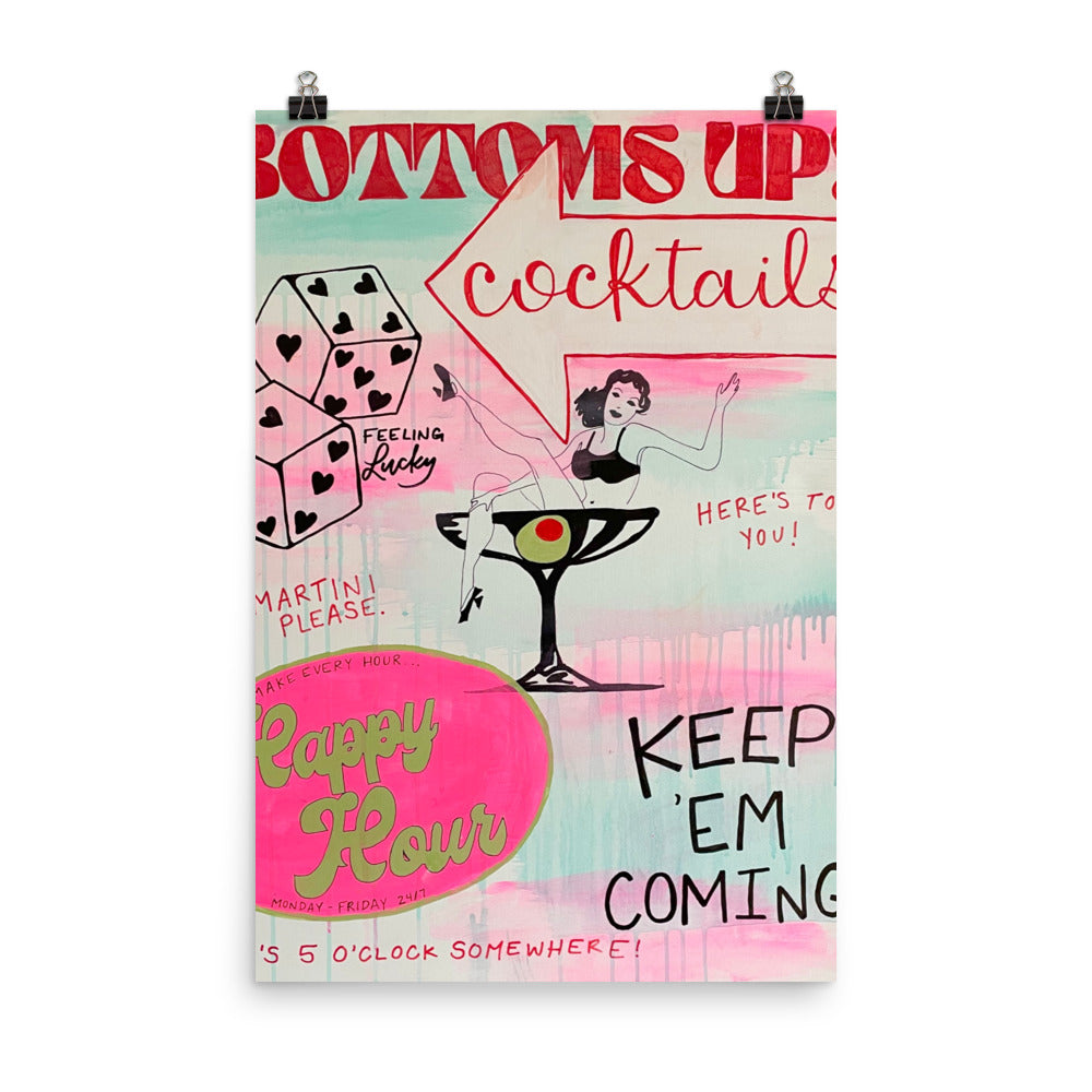 Bottoms Up Poster