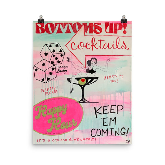Bottoms Up Poster