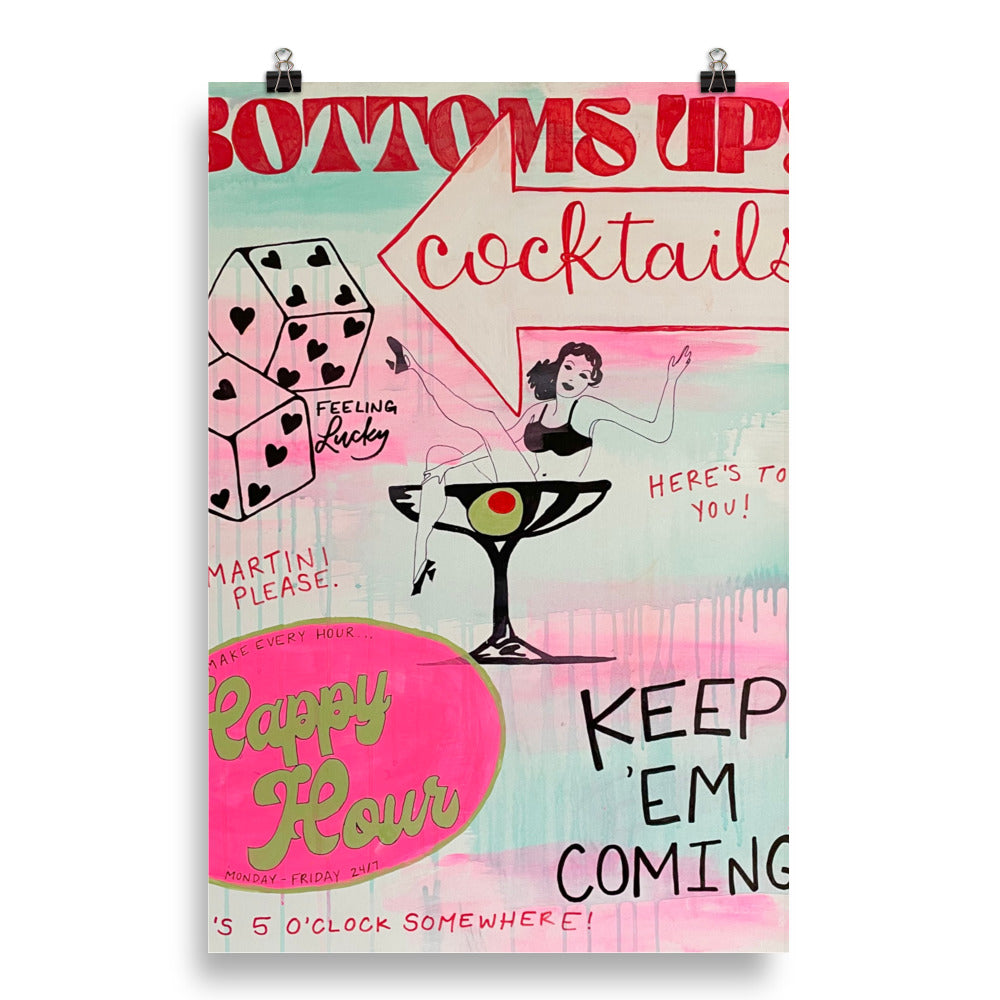 Bottoms Up Poster